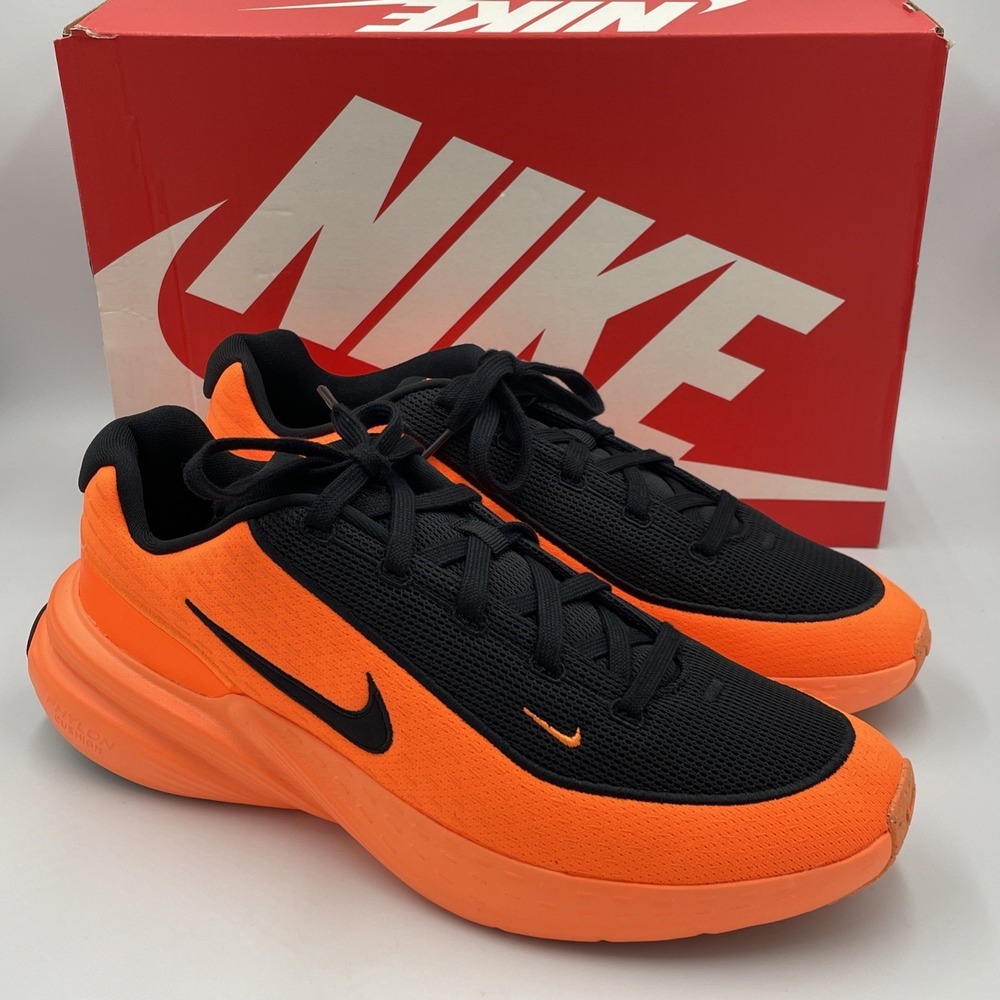 Nike Uplift SC Running Shoes Men's Size 10.5 Black Total Orange IB2765-004 New